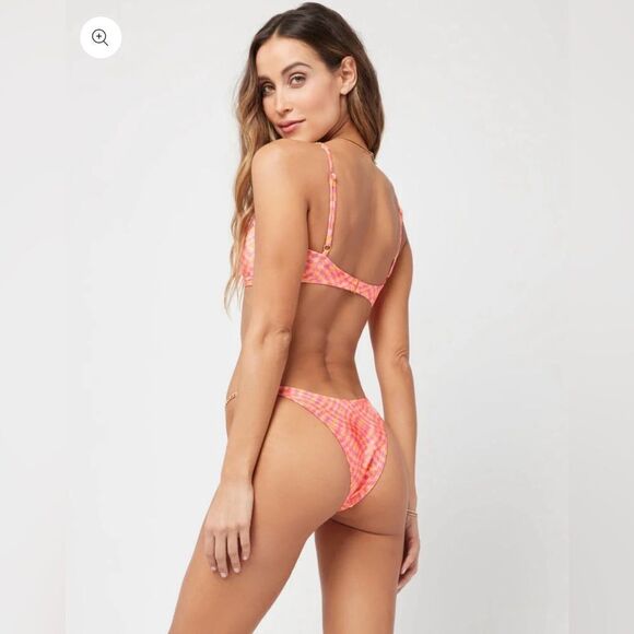 L*Space Sammie Bikini Top In Hew Size S NWT - Picture 2 of 2